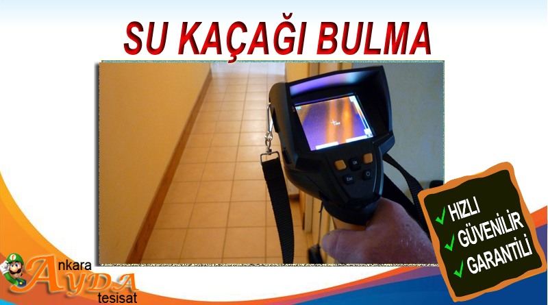 Çankaya Kırmadan Su Kaçağı Bulma