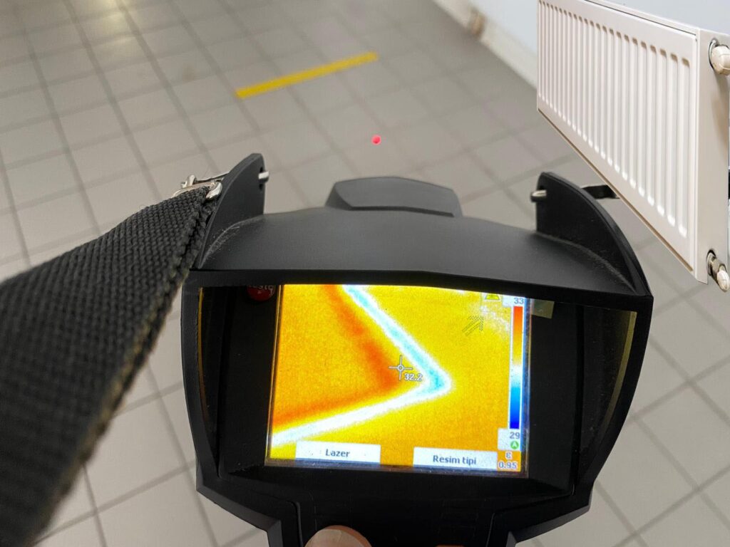 kalorifer su kaçak bulma